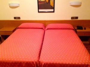 Postel nebo postele na pokoji v ubytování Hotel Pelayo