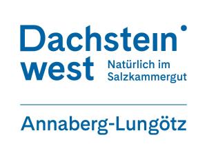 een label met de woorden dachstein west en een amerikaanse negentiende istg bij Pension Haus Rohrmoser in Annaberg im Lammertal