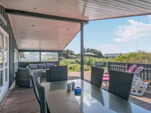 Balkón nebo terasa v ubytování Holiday Home Bertil - 400m from the sea by Interhome