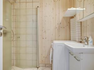 Koupelna v ubytování Holiday Home Bertil - 400m from the sea by Interhome