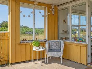 Balkón nebo terasa v ubytování Holiday Home Uffi - 300m from the sea by Interhome
