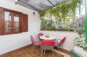 Balkón nebo terasa v ubytování Apartment and Room Ivica