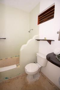 Koupelna v ubytování Hotel Ak'Na Holbox