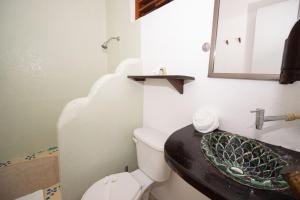 Koupelna v ubytování Hotel Ak'Na Holbox