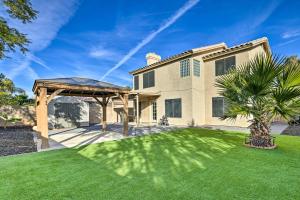 a house with a gazebo and a green lawn at Chandler Home with Yard and Grill 3 Mi to Downtown! in Chandler