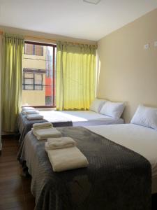 Cama o camas de una habitación en Delux apartment - 2 bedroom 2 bathroom