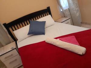 Postel nebo postele na pokoji v ubytování Cozy guesthouse springs