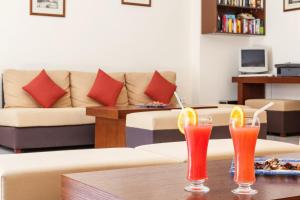 Posezení v ubytování Aeolos Hotel
