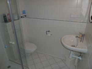 Koupelna v ubytování Hostal Moratinos