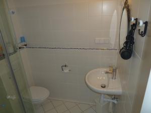 Koupelna v ubytování Hostal Moratinos