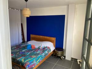 Katil atau katil-katil dalam bilik di Appart cosy à Pointe-à-Pitre