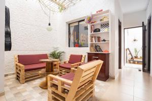 Posezení v ubytování Casa Clandestina Guest House