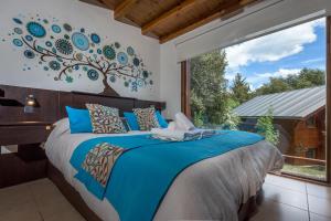 Postel nebo postele na pokoji v ubytování Solar Selvana - Casas de montaña + 37 fotografií