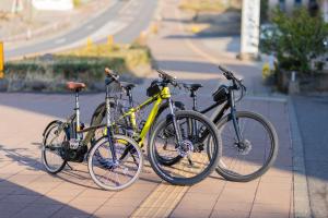 Radfahren an der Unterkunft Sakurajima Seaside Hotel oder in der Nähe