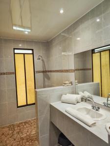 Vannituba majutusasutuses Hotel Kaveka