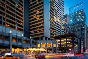 Nespecifikovaný výhled na destinaci New York nebo výhled na město při pohledu z hotelu