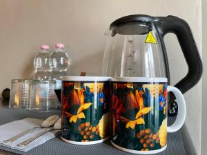 Příslušenství pro přípravu čaje a kávy v ubytování DeLax B&B - adults only