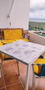 Uma varanda ou terraço em Vv casafaromar oceanfront comfort