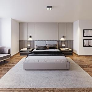 a bedroom with a large bed and two tables at Silivri Park Hotel in Silivri