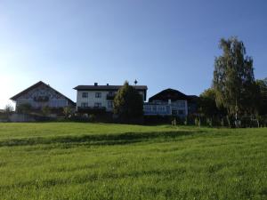 シェルディングにあるLandgasthof Peterbauerの家並みの緑草原