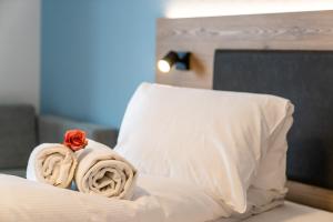 Postel nebo postele na pokoji v ubytování Hotel Kristall-Saphir Superior