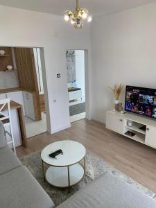 TV a/nebo společenská místnost v ubytování Apartments Basha 1 - Long Beach