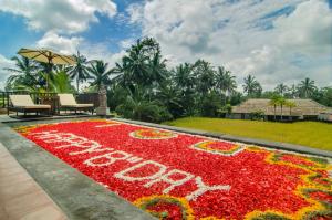 Zahrada ubytování Danakha Villa Ubud