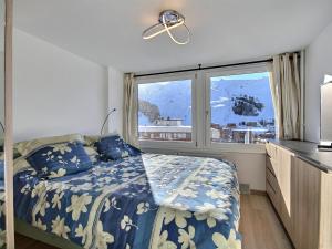 Appartement La Plagne, 3 pièces, 4 personnes - FR-1-455-47の見取り図または間取り図