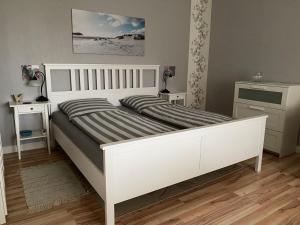 Postel nebo postele na pokoji v ubytování Connys Appartement