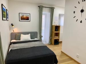 Postel nebo postele na pokoji v ubytování Apartmány Horní Blatná