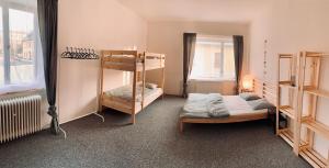Postel nebo postele na pokoji v ubytování Apartmány Horní Blatná