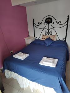 Säng eller sängar i ett rum på Ayres del Cerro