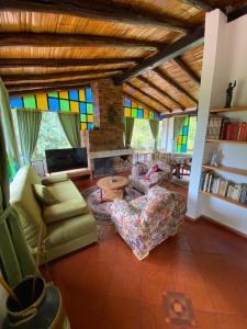 Posezení v ubytování Hotel Rokas de Suesca