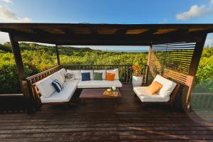Uma varanda ou terraço em Oka Da Mata