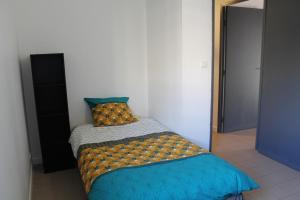 Posteľ alebo postele v izbe v ubytovaní Location Ajaccio