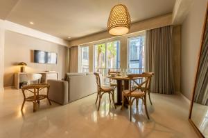 TV a/nebo společenská místnost v ubytování Madisson Boutique Hotel Cartagena