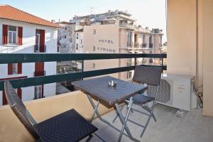 Balkón alebo terasa v ubytovaní Appartement cœur de juan les pins