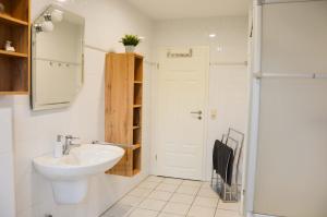 Ένα μπάνιο στο Ferienhaus Ostebogen +39 φωτογραφίες