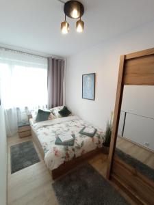 Posteľ alebo postele v izbe v ubytovaní MK Apartament IV + 9 fotografií
