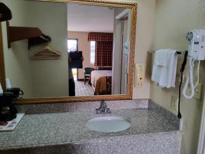 Koupelna v ubytování Budget Inn