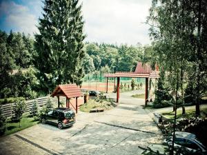 Vonkajšia záhrada v ubytovaní Penzion U Ráztoky
