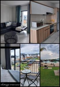 a collage of photos of a kitchen and a living room at The Blyde Lagoon in Pretoria Sun in Pretoria