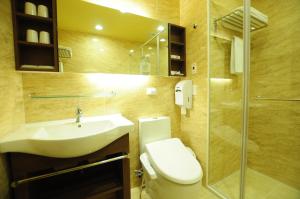 Koupelna v ubytování Kindness Hotel Hualien