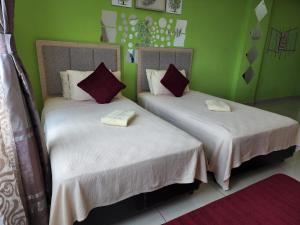 Ένα ή περισσότερα κρεβάτια σε δωμάτιο στο The Viana Apartment IV