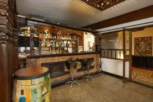The lounge or bar area at Hotel Manaslu