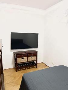 Μια τηλεόραση ή/και κέντρο ψυχαγωγίας στο Apartamenty w centrum Żabia
