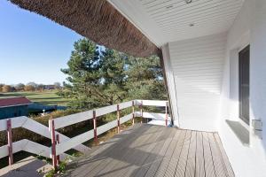 Balkón nebo terasa v ubytování Landhaus Kranichblick