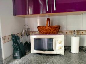 A kitchen or kitchenette at Península de la paz
