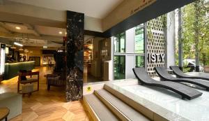 Posezení v ubytování ISTY Design Hotel