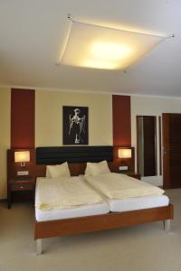 Letto o letti in una camera di Villa Castelli